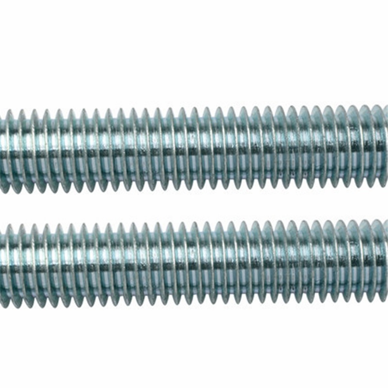 White Blue Zinc Plated High Strength Steel Grade 4.8 8.8 10.9 12.9 DIN975 DIN976 Threaded Rods