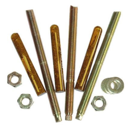 Color Yellow Zinc Plated Steel Chemical Anchor Bolts