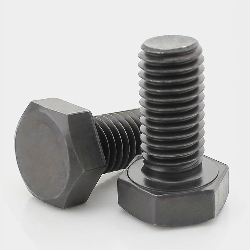 Grade 4.8 Carbon Steel DIN931 DIN933 Black Oxide Hex Bolts