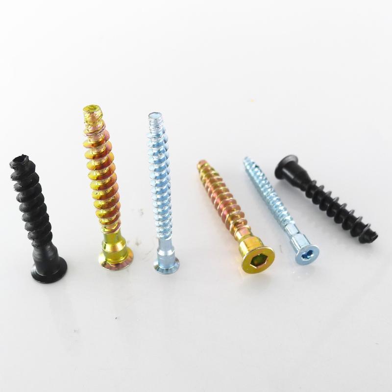 Color Yellow Zinc Plated Steel Wood Confirmat Screws-Hebei Chengyi