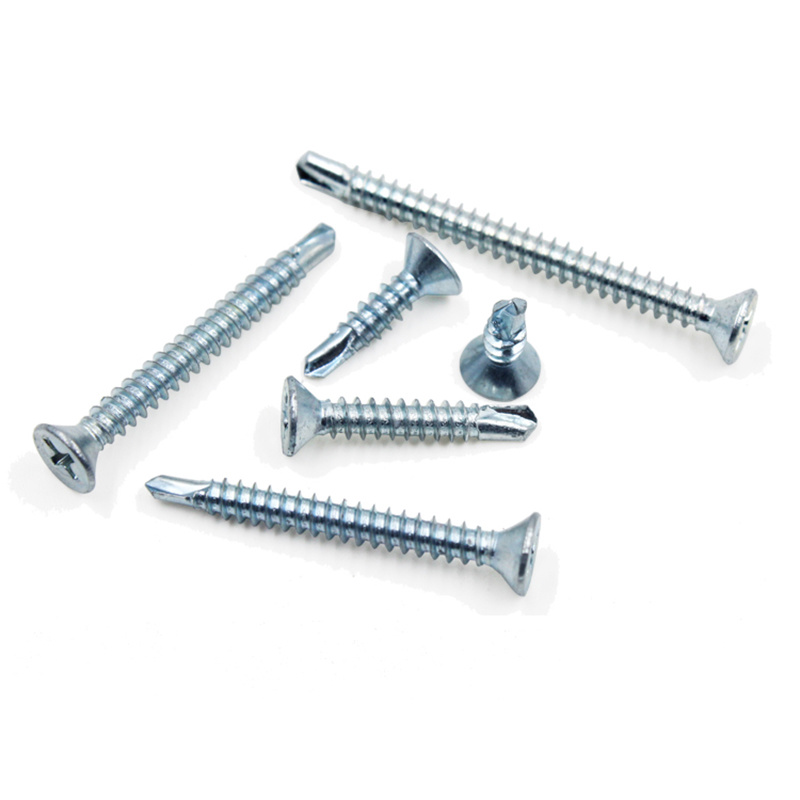 Zinc Plated Countersunk CSK Flat Head Drill Screw Self-drillng Screws