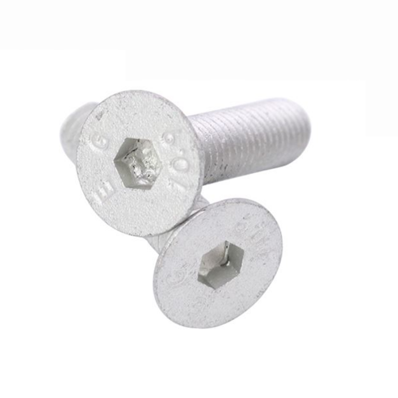 High Strength Grade 4.8 8.8 10.9 12.9 Dacromet DIN7991 CSK Flat Head Hex Socket Bolts