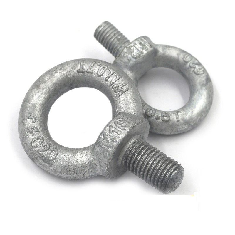 High Strength Grade 4.8 8.8 10.9 12.9 Steel Hot Dip Galvanized HDG DIN580 Eye Bolts