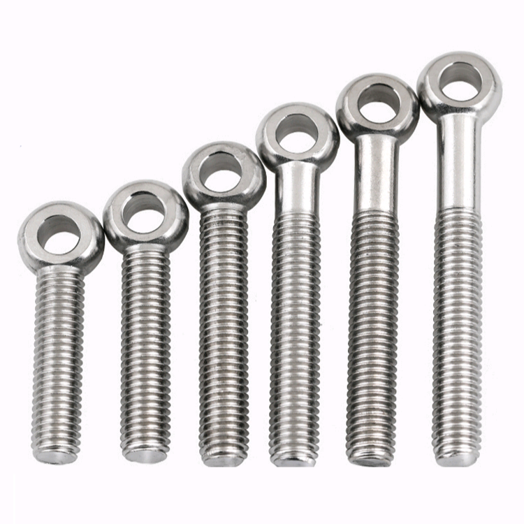 Stainless Steel A2-70 A4-80 SS201 SS304 SS316 DIN444 Eye Bolts