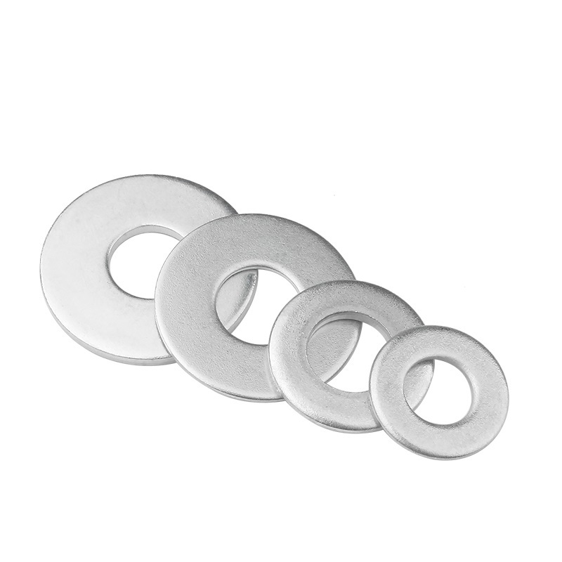 Blue White Zinc Plated Steel DIN125 Flat Washers