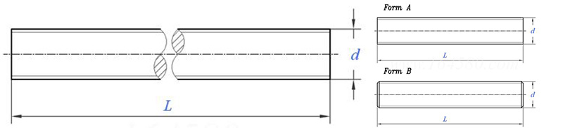 Copper Brass DIN975 DIN 976Threaded Rod-Hebei Chengyi Engineering