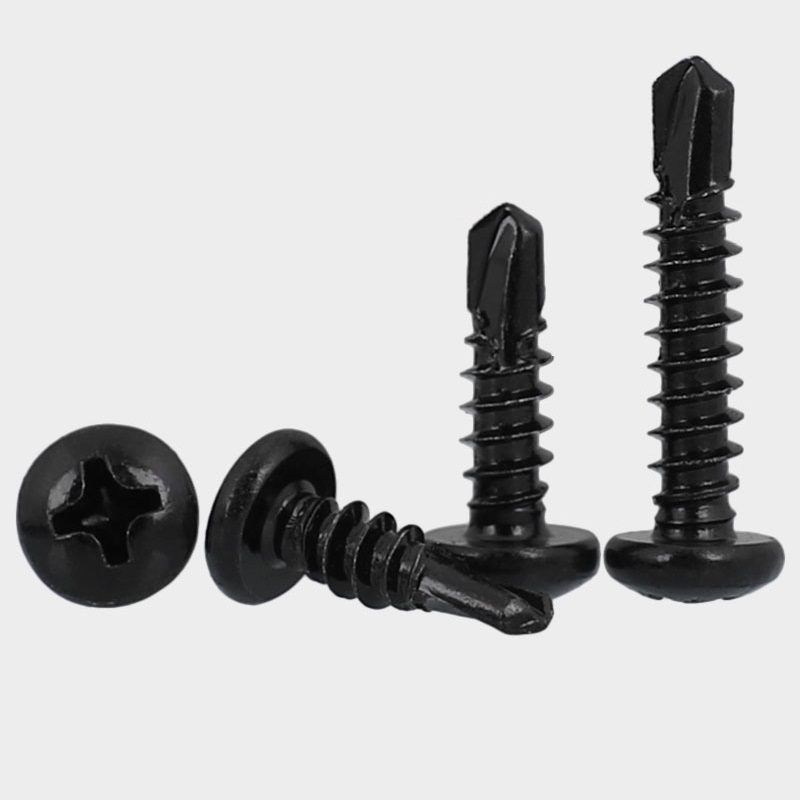 Black Phosphate Black Oxide Pan Head Drill Screw Self-drillng Scrwes