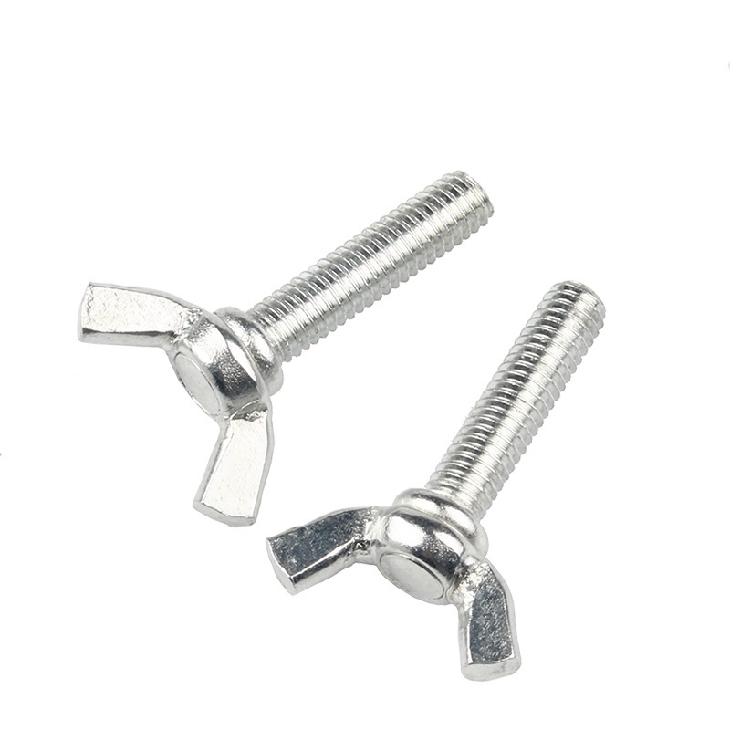 High Strength Grade 4.8 8.8 10.9 12.9 Galvanized White Blue Zinc Plated DIN316 Butterfly Wing Bolts