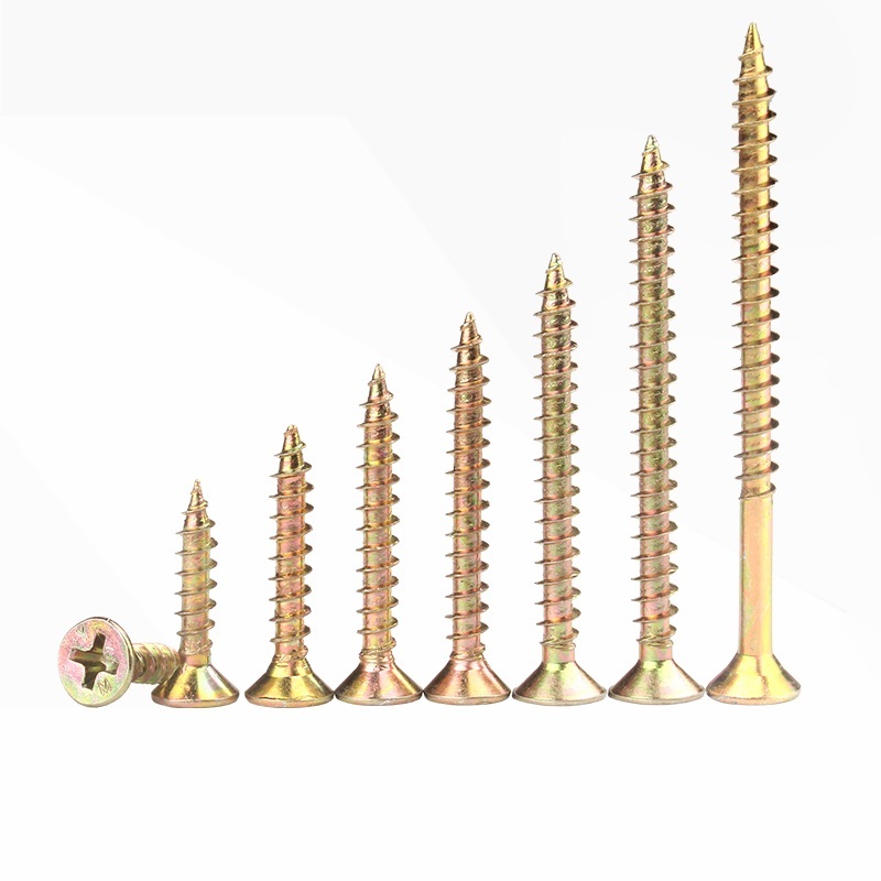 Color Yellow Zinc Plated Steel Drywall Screws