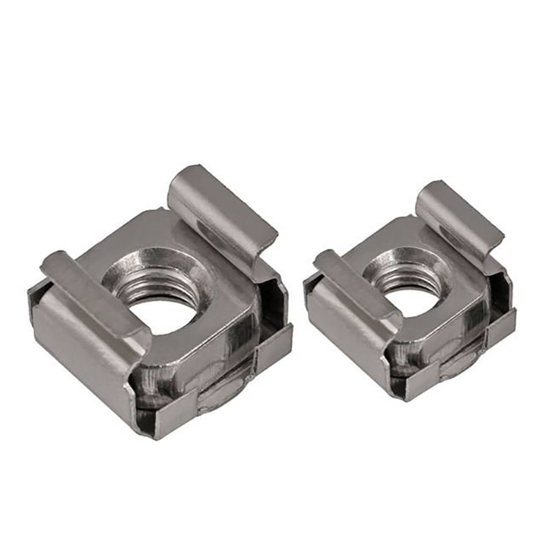 High Strength Grade 4 8 10 12 Steel Galvanized Blue White Zinc Plated Cage Nuts