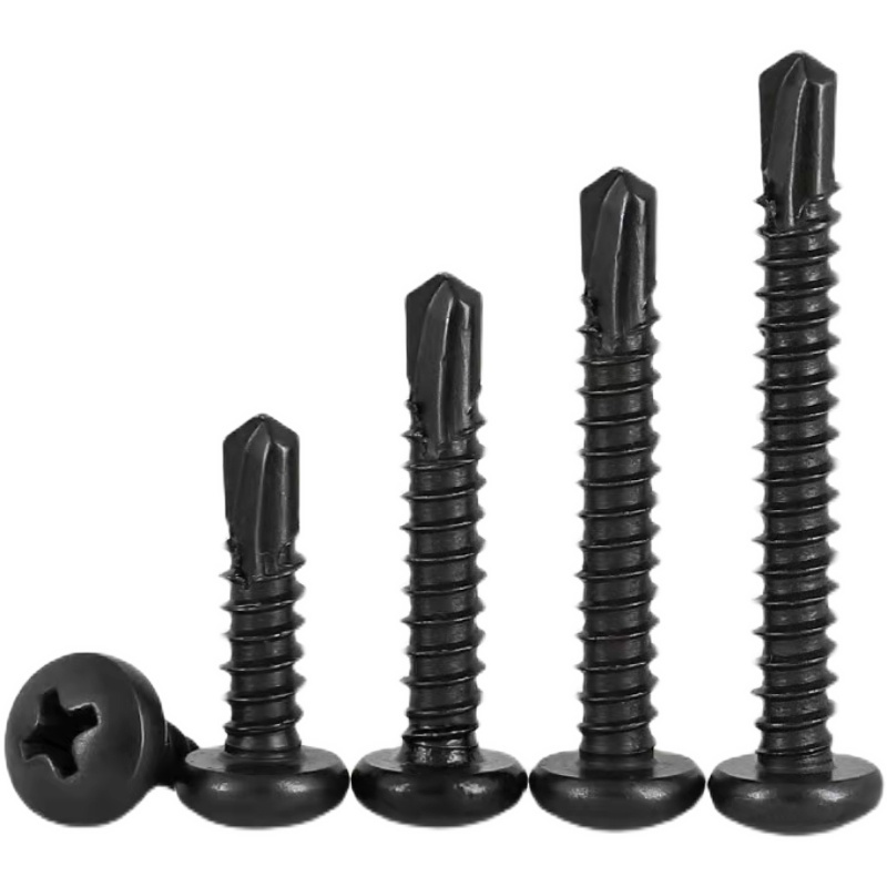 Black Phosphate Black Oxide Pan Head Drill Screw Self-drillng Scrwes