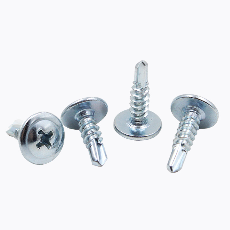 Zinc Plated Large Flat Head Drill Screw Self-drillng Screws