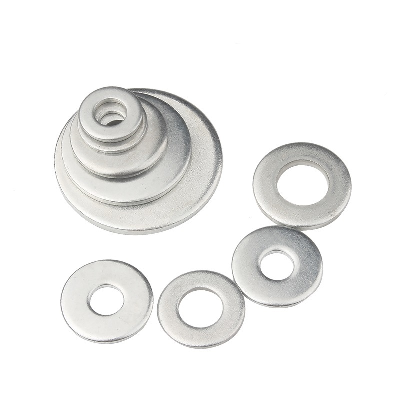 Blue White Zinc Plated Steel DIN125 Flat Washers