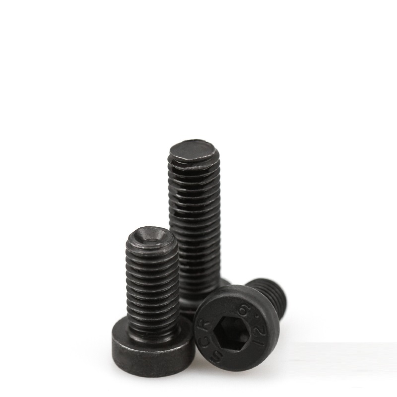 High Strength Grade 4.8 8.8 10.9 12.9 Steel Black Oxide DIN7984 Low Head Hex Socket Bolts