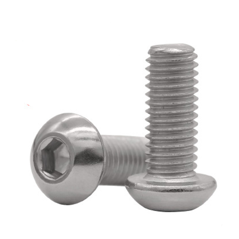 Stainless Steel A2-70 A4-80 SS201 SS304 SS316 ISO7380 Button Head Hex Socket Bolts