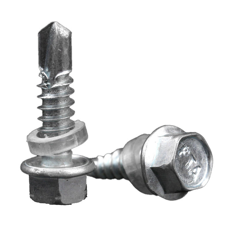 Zinc Plated Steel Hexagon Head Drill Screw Hex Self-drillng Scrwes