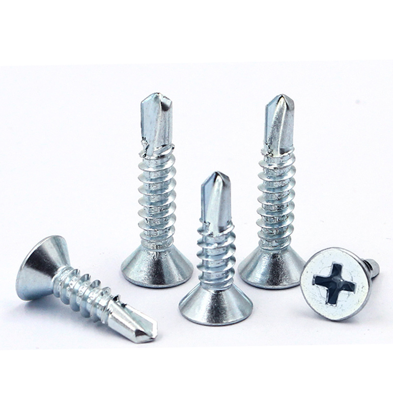 Zinc Plated Countersunk CSK Flat Head Drill Screw Self-drillng Screws