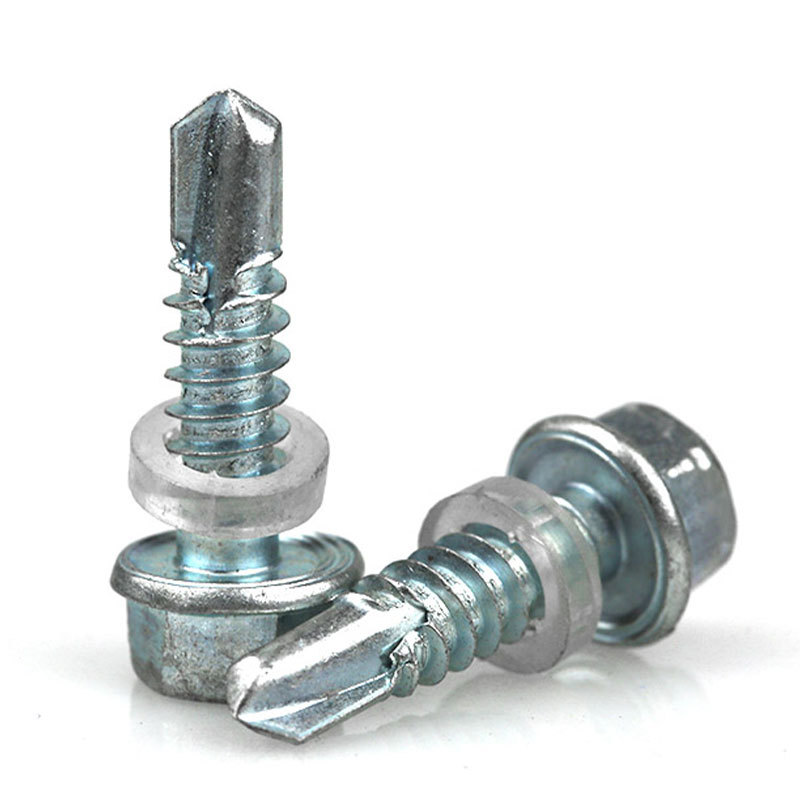 Zinc Plated Steel Hexagon Head Drill Screw Hex Self-drillng Scrwes
