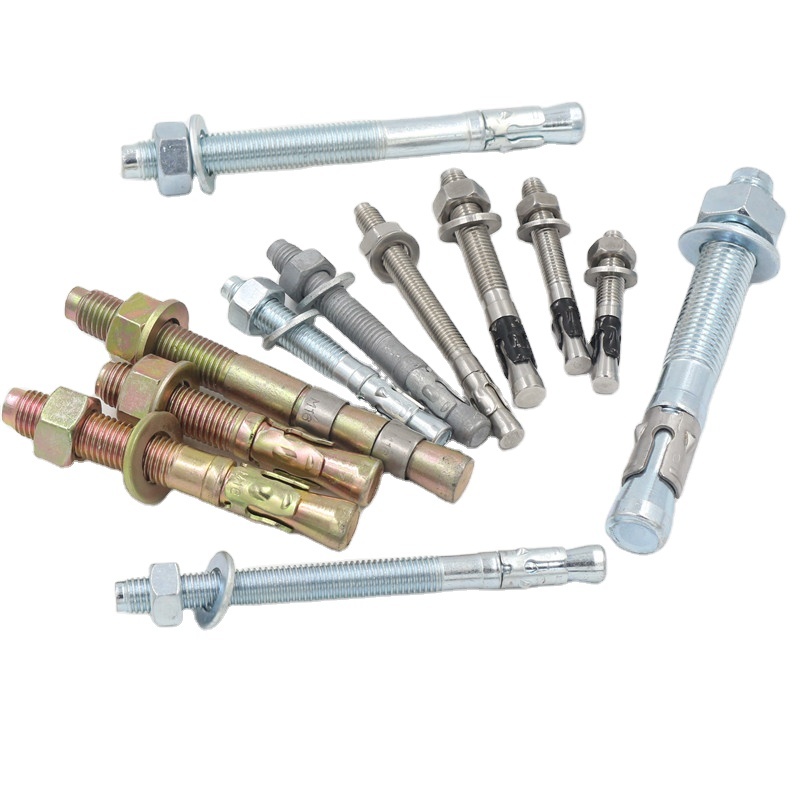 White Blue Zinc Plated Steel Chemical Anchor Bolts