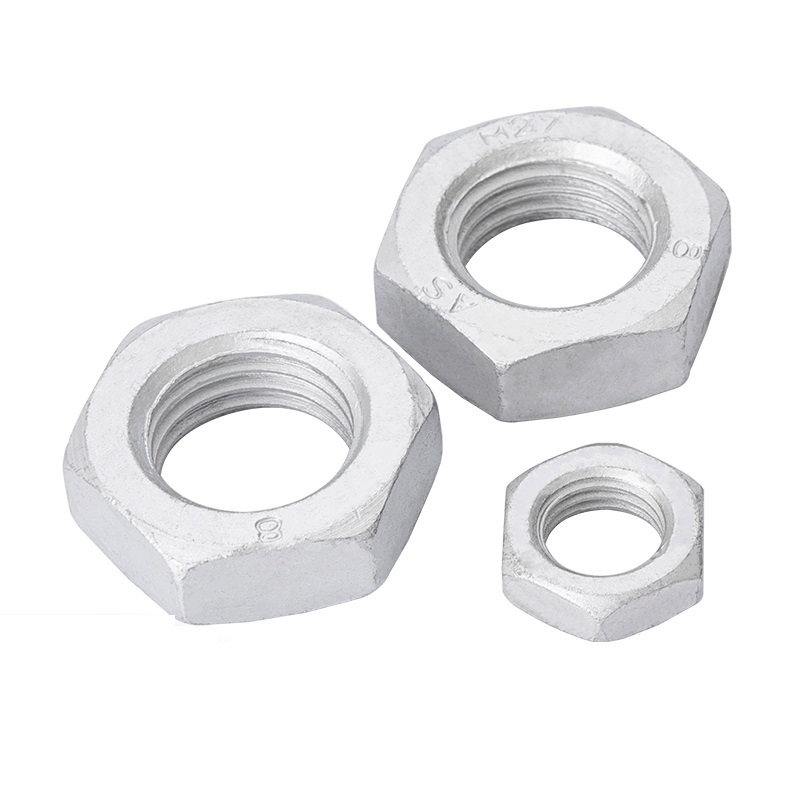 High Strength Grade 4 8 10 12 Steel Dacromet DIN934 Hex Nuts