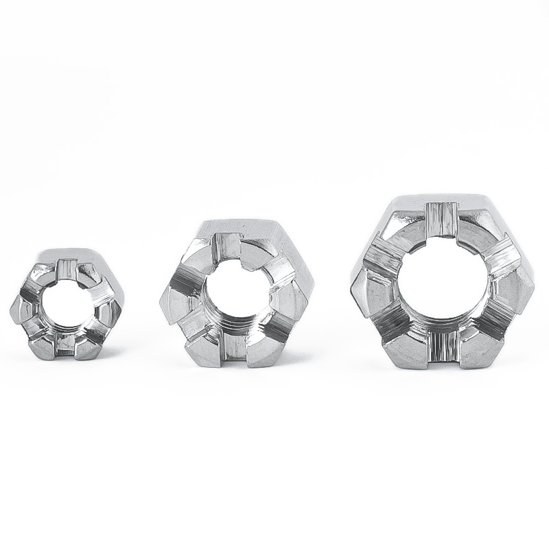 Stainless Steel A2-70 A4-80 SS201 SS304 SS316 DIN935 Castle Nuts