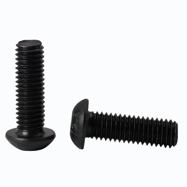High Strengh Grade 4.8 8.8 10.9 12.9 Black Oxide ISO7380 Button Head Hex Socket Bolts